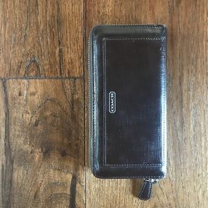 Brown coach wallet